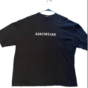 Balenciaga Mirror Logo Tshirt